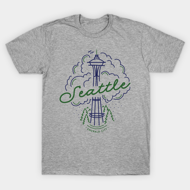 Seattle Space Needle Seattle TShirt TeePublic